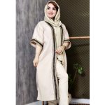 مانتو عبایی آستین بندی - مانتو پاتریس رشت