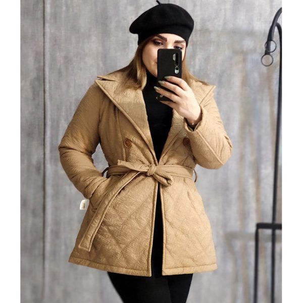 کاپشن چروک 4 دکمه - مانتو پاتریس رشت