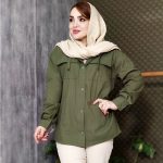 مانتو لنین کلاهدار 76900377 - Image 4