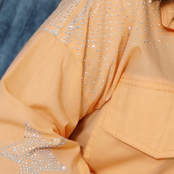 مانتو لینن نگین ستاره - مانتو پاتریس رشت