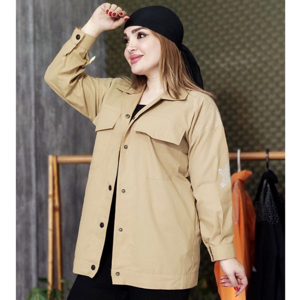 مانتو لینن نگین ستاره - مانتو پاتریس رشت