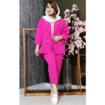 ست کت شلوار مازراتی 2 دکمه پشت بلند - مانتو پاتریس رشت