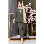 ست کت شلوار مازراتی 2 دکمه پشت بلند - مانتو پاتریس رشت