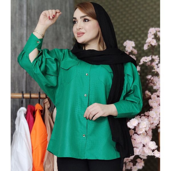 شومیز پوست ماری رنگی - مانتو پاتریس رشت