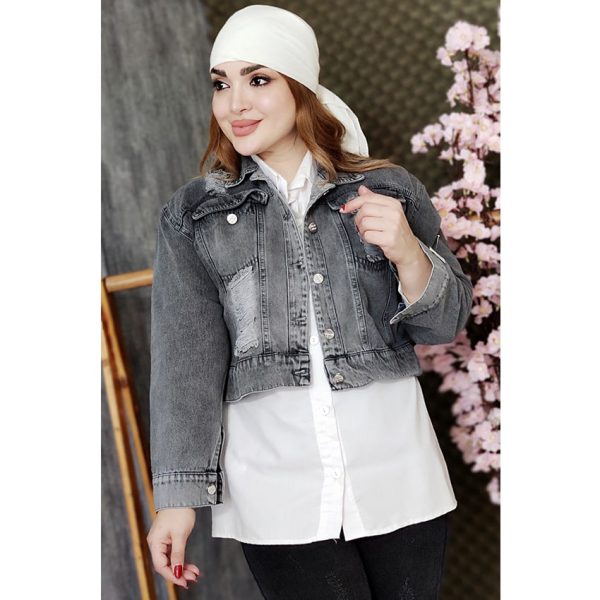 کت جین زاپدار ترک - مانتو پاتریس رشت