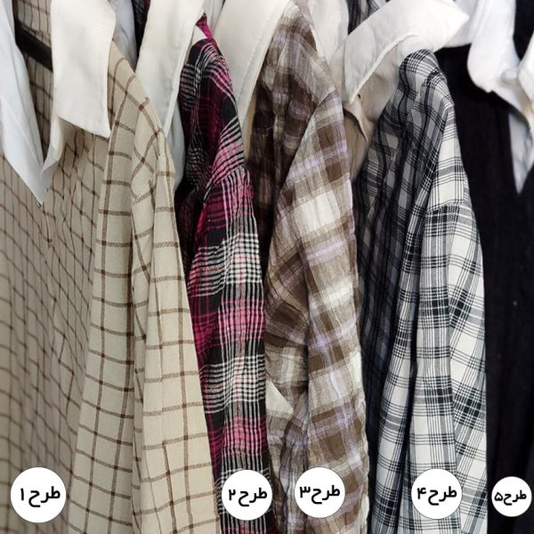 شومیز چهارخونه- مانتو پاتریس رشت