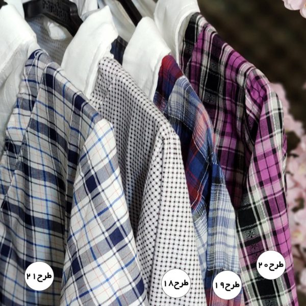 شومیز چهارخونه- مانتو پاتریس رشت