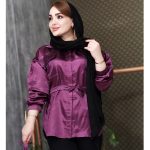 شومیز ساتن کمربندی - مانتو پاتریس رشت