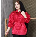 شومیز ساتن کمربندی - مانتو پاتریس رشت