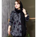 مانتو طرح دار مثلثی - مانتو پاتریس رشت