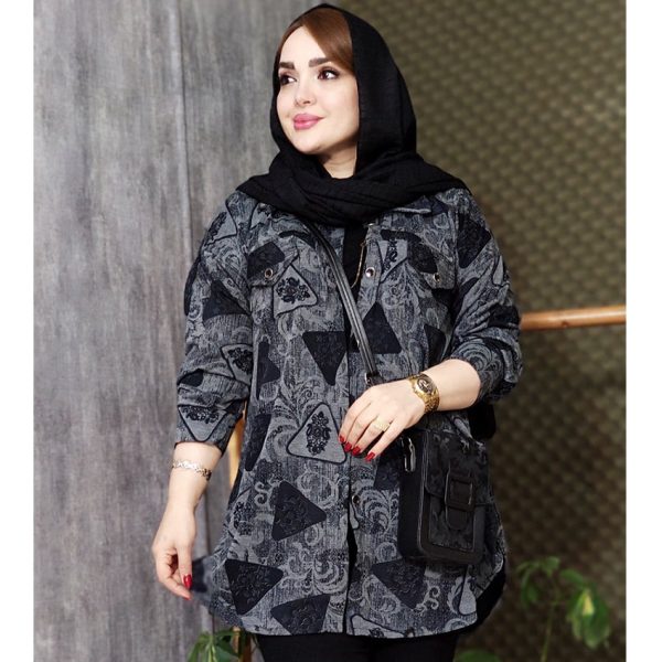 24900351-2-min مانتو طرح دار مثلثی - مانتو پاتریس رشت