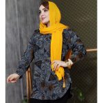 مانتو طرح دار مثلثی - مانتو پاتریس رشت