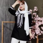 تونیک کرسپو چاپ پروانه - مانتو پاتریس رشت