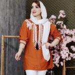 تونیک کرسپو چاپ پروانه - مانتو پاتریس رشت