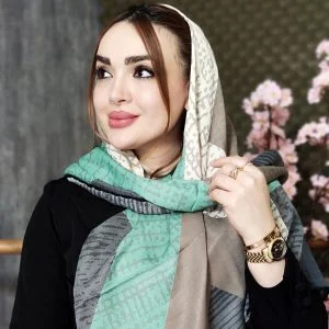 روسری نخی طرحدار - مانتو پاتریس رشت