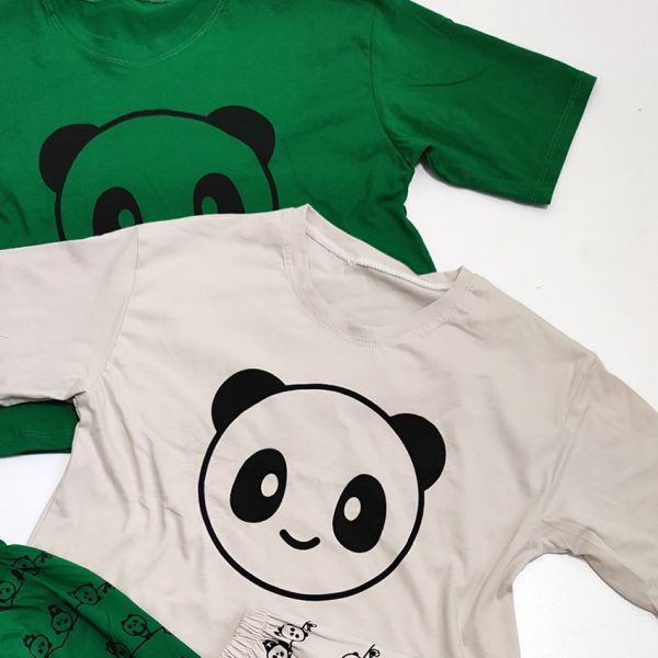 ست تیشرت شورتک پاندا - مانتو پاتریس رشت