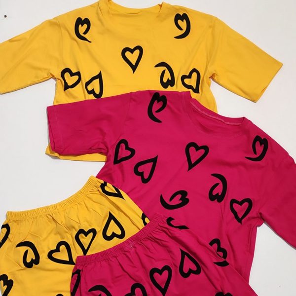 26800901-4-min ست تیشرت شورتک قلب - مانتو پاتریس رشت