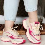 کتونی سرخابی کرم - مانتو پاتریس رشت