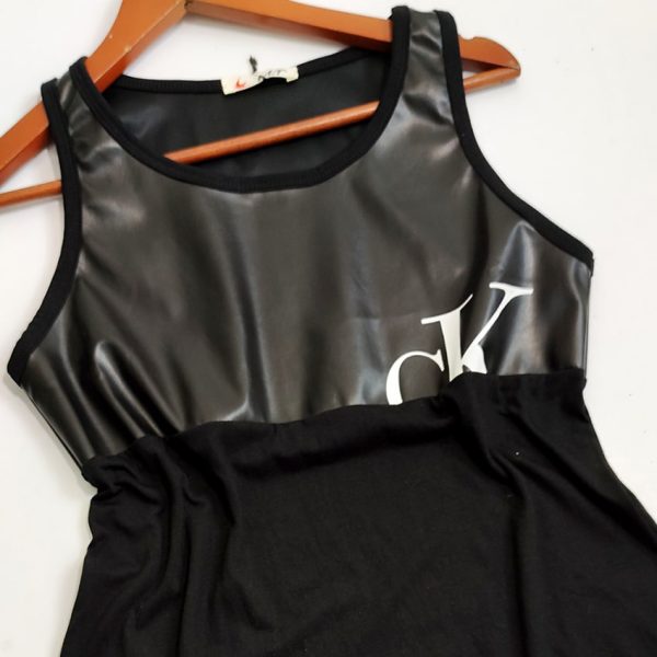 تاپ مشکی چرم - مانتو پاتریس رشت