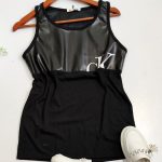 تاپ مشکی چرم - مانتو پاتریس رشت