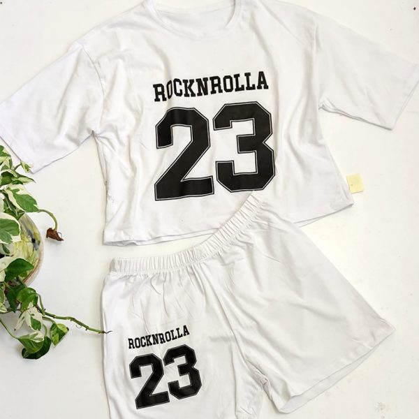 ست تیشرت شورتک چاپ 23 - مانتو پاتریس رشت