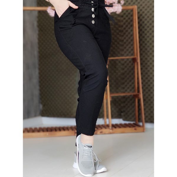 شلوار نیل مام مشکی - مانتو پاتریس رشت