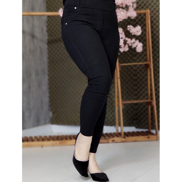 شلوار جذب نیل مشکی - مانتو پاتریس رشت