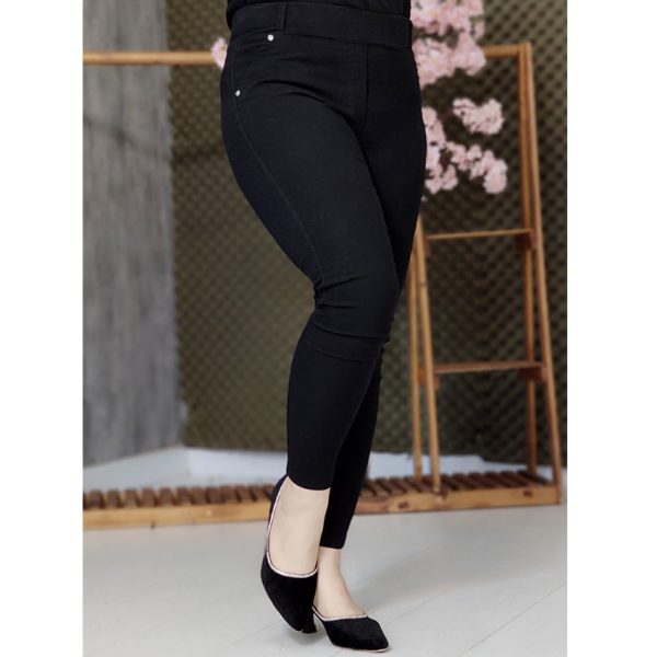 شلوار جذب نیل مشکی - مانتو پاتریس رشت