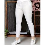 شلوار جذب سفید بنگال - مانتو پاتریس رشت