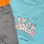 تیشرت نخ پنبه چاپ کیوت بیبی