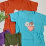 تیشرت چاپ گربه و کاموا - مانتو پاتریس رشت