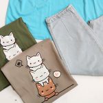 تیشرت نخ پنبه 3 گربه - مانتو پاتریس رشت