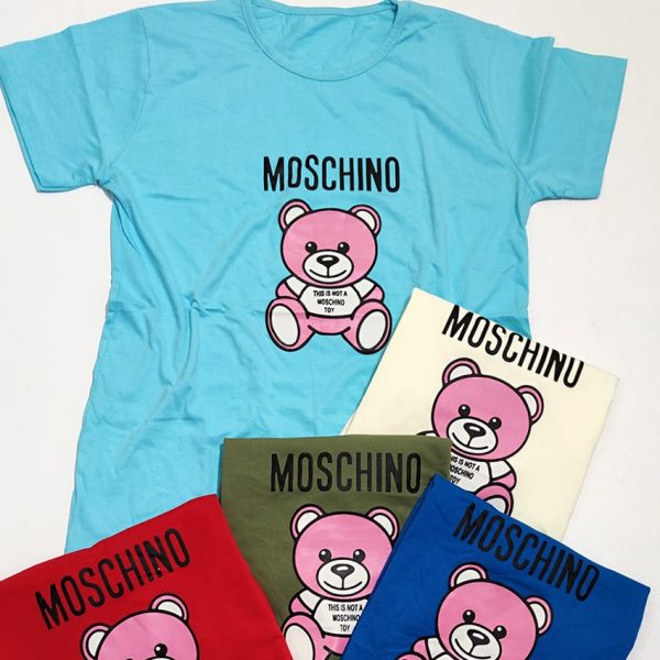 تیشرت چاپ موسچینو صورتی - مانتو پاتریس رشت