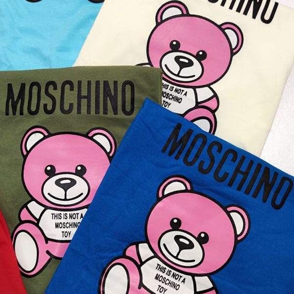 تیشرت چاپ موسچینو صورتی