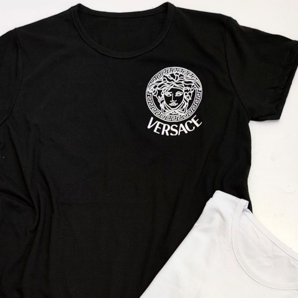 تیشرت نخ پنبه چاپ ورساچ - مانتو پاتریس رشت