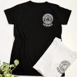 تیشرت نخ پنبه چاپ ورساچ