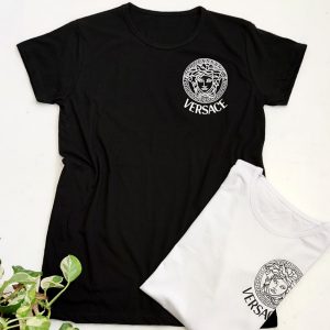 تیشرت نخ پنبه چاپ ورساچ