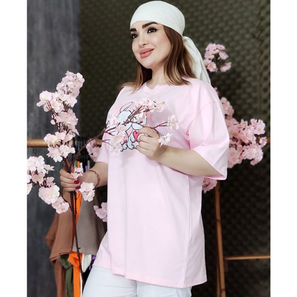 تیشرت لانگ دو خرگوش - مانتو پاتریس رشت