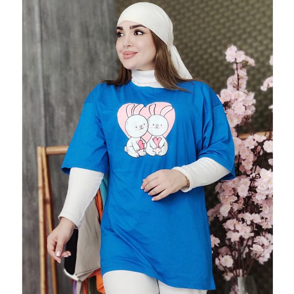 تیشرت لانگ دو خرگوش - مانتو پاتریس رشت