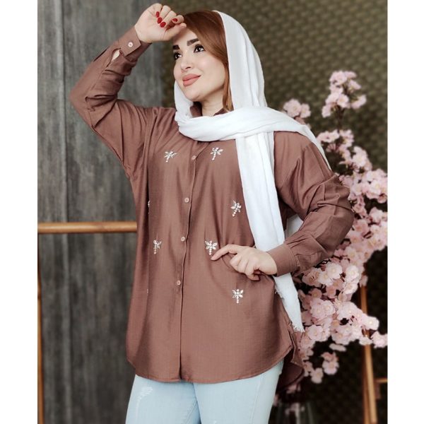 مانتو سنگ دوزی سنجاقک