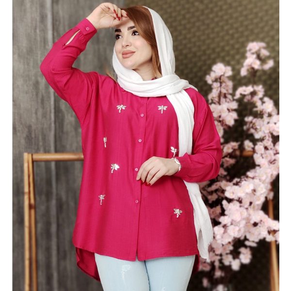 مانتو سنگ دوزی سنجاقک