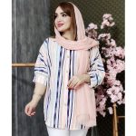 مانتو راه راه رنگی پانچ - مانتو پاتریس رشت