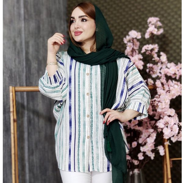 مانتو راه راه رنگی پانچ - مانتو پاتریس رشت