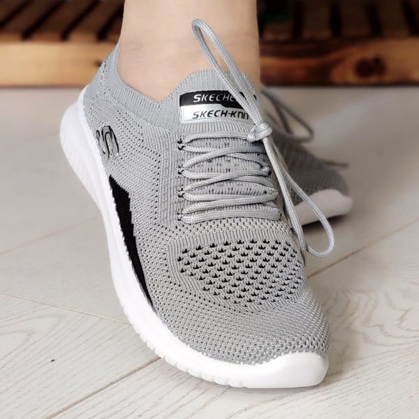 کتونی اسکیچرز طوسی مشکی- مانتو پاتریس رشت