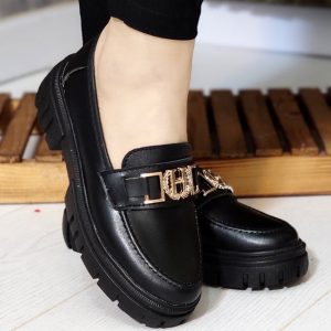 کالج مشکی سگک اچ - مانتو پاتریس رشت