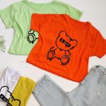 تیشرت کراپ خرس - مانتو پاتریس رشت