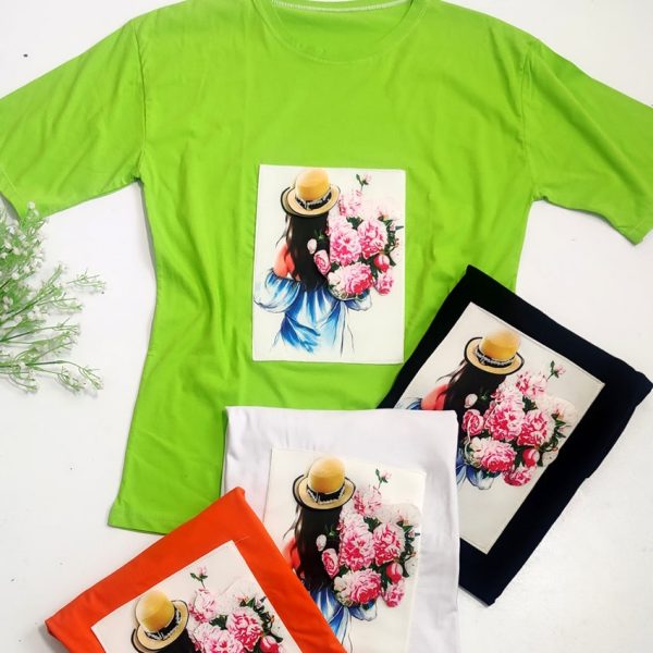 تیشرت 3 بعدی دختر - مانتو پاتریس رشت