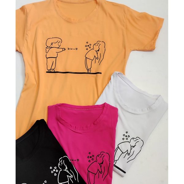 تیشرت چاپ دختر پسر - مانتو پاتریس رشت