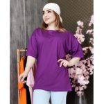 تیشرت لانگ ساده رنگی 32100373/1 - Image 8