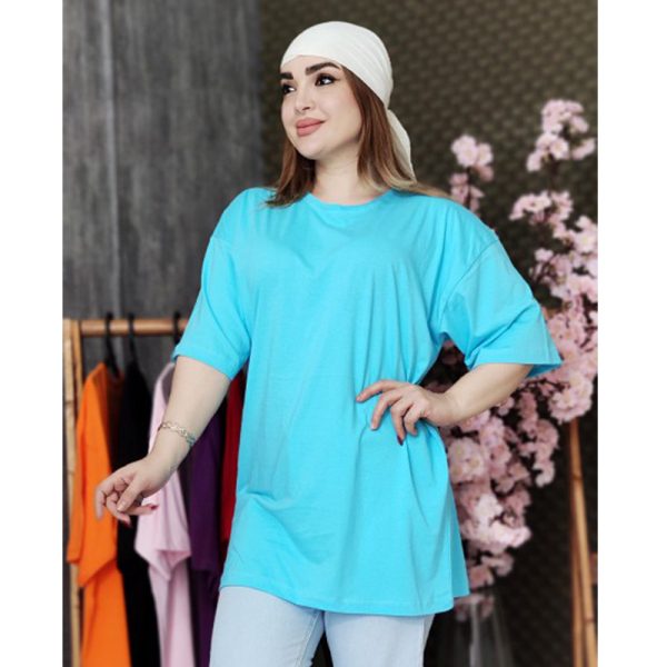 35000250.3 تیشرت لانگ ساده رنگی 32100373/1 - Image 6